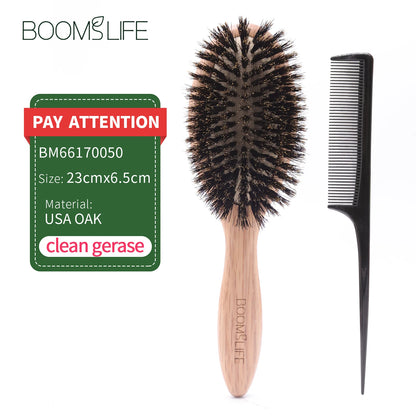 Boar Bristle Hair Brush
