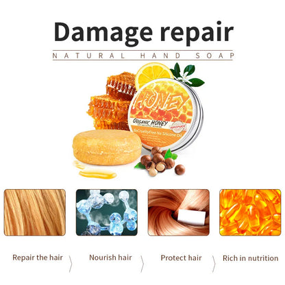 Natural honey shampoo