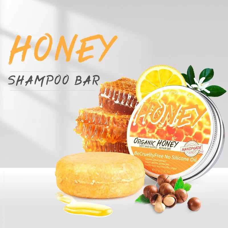 Natural honey shampoo